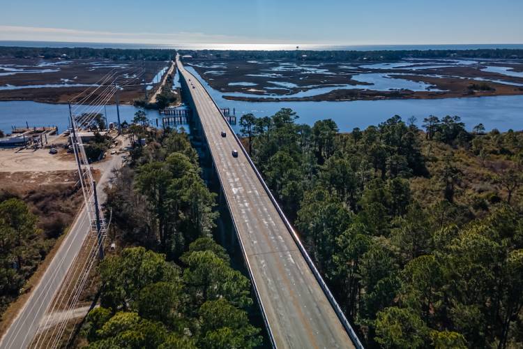 bridge to oak island